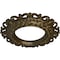 Ekena Millwork Orrington Ceiling Medallion (Fits Canopies up to 6 5/8"), 13 1/4"OD x 6 5/8"ID x 1 1/8"P, Brass CM13ORBRS - alternate 2
